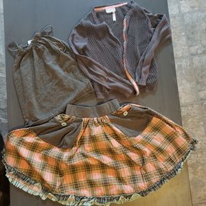 Matilda Jane sz 8 10 Skirt Set